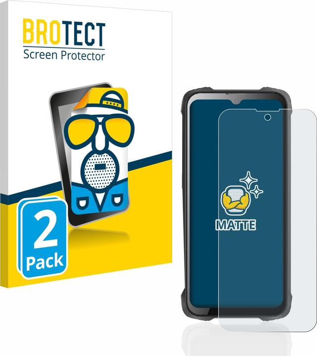 Productafbeelding BROTECT Antireflecterende schermbeschermer mat (2 Stuk, Cubot King Kong 9)