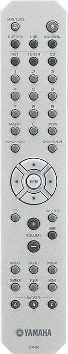 Actual product image Yamaha Mcr-N870dab (CD player, Wi-Fi, Bluetooth, Multiroom, Airplay, Spotify Connect, 2x 70 W)