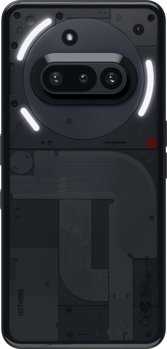 Actual product image Nothing Phone (3a) (256 GB, Black, 6.77", Dual SIM, 50 Mpx, 5G)