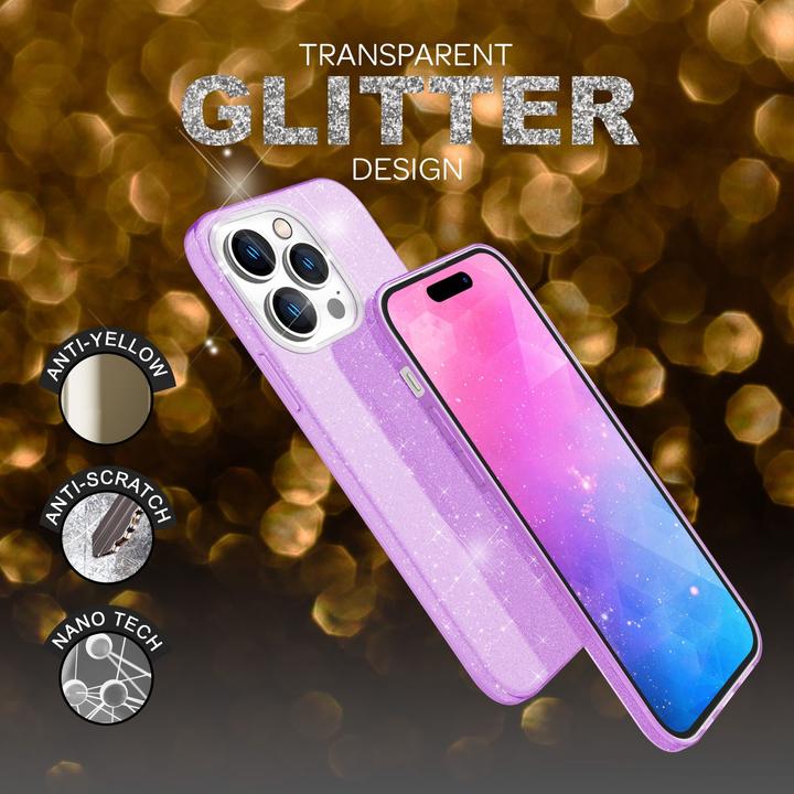 Produktbild Nalia Glitzer Hülle (Apple iPhone 14 Pro Max)