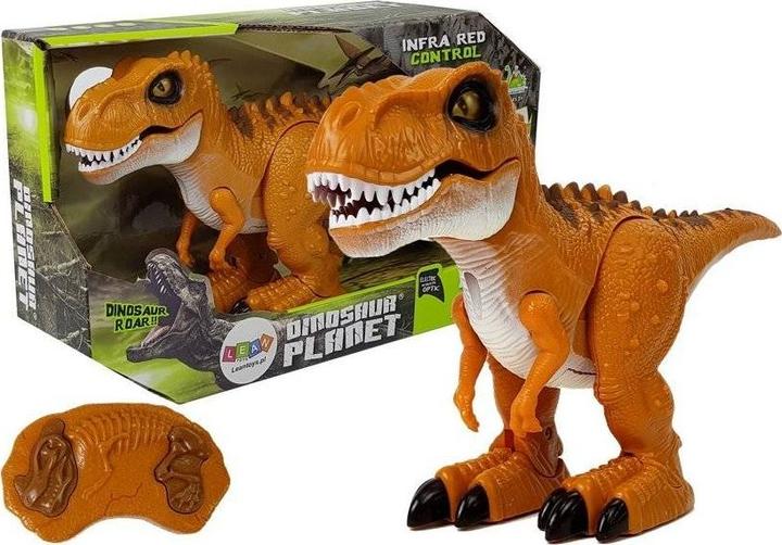 Lean Toys Dinosauro marrone telecomandato