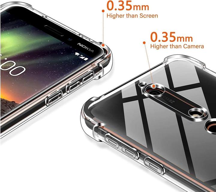 Produktbild Screenguard Nokia 6.1 Crystal Soft Airbag Bumper (Nokia 6.1)