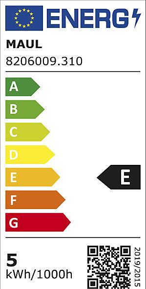 Energy Label Maul Design light LED solaris (460 lm)