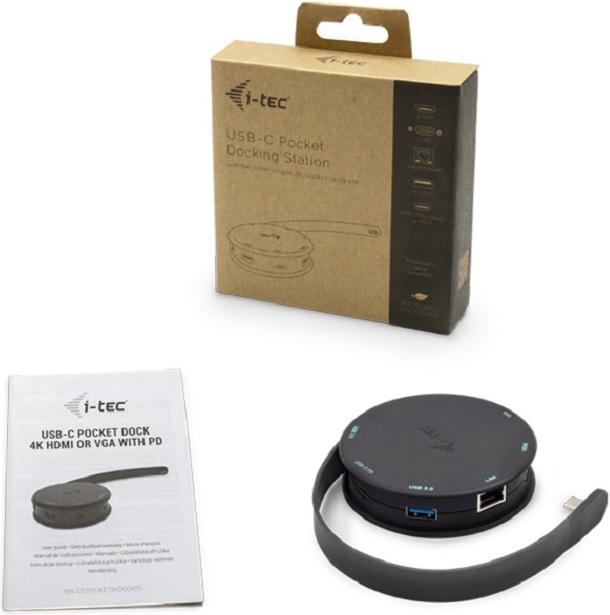 Actual product image i-tec Pocket Dock (USB-C, 1 Ports)