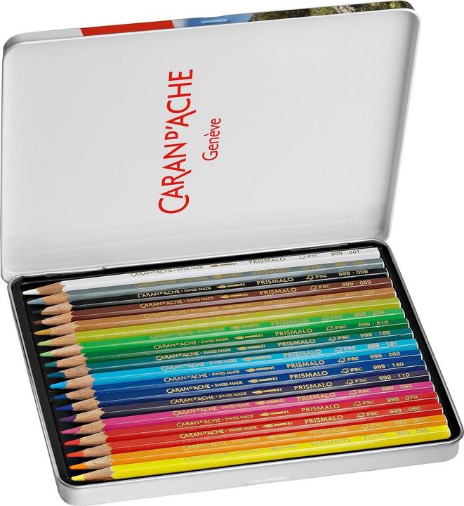 Immagine prodotto Caran d'Ache Prismalo Aquarelle Metallschachtel (Multicolore, 18 x)