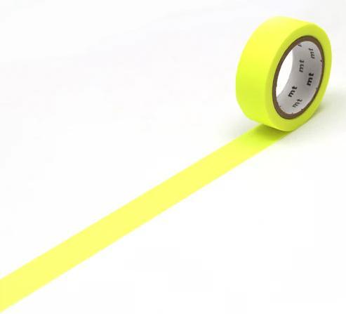 Image du produit MT Klebeband Washi Masking Tape Basic Neon Gelb 15mmx7m (15 mm)