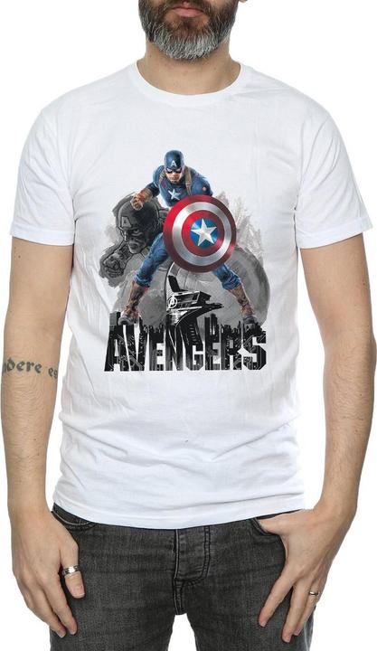 Immagine prodotto Maglietta Uomo Captain America Action Pose (XL)
