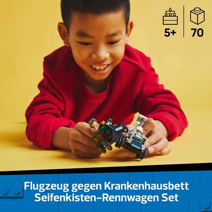 Produktbild LEGO Flugzeug vs. Krankenhausbett (60459, LEGO City)