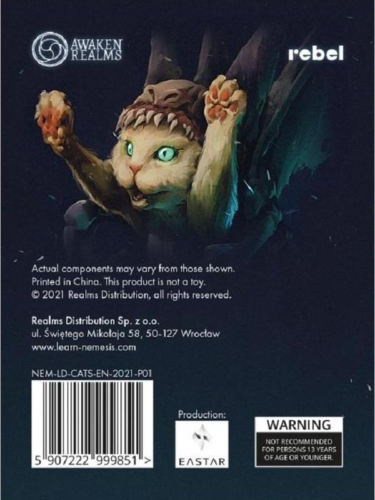 Produktbild Pegasus AWRD0016 - Nemesis: Lockdown - New Cats, Brettspiel, für 1-5 Spieler, ab 14 Jahren (DE-Erweiterung) (Deutsch)