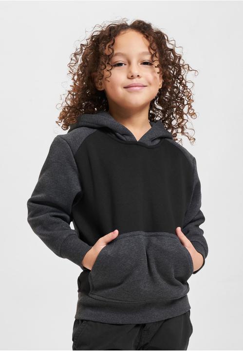 Produktbild Urban Classics Boys 2-Tone Fake Raglan Hoody (110)