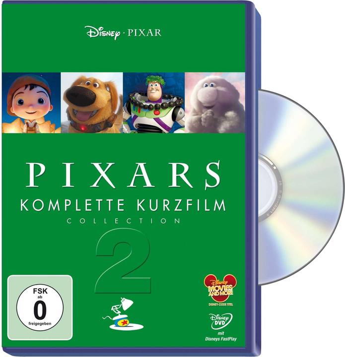 Pixars komplette Kurzfilm Collection (DVD, 2012, Englisch, Deutsch)