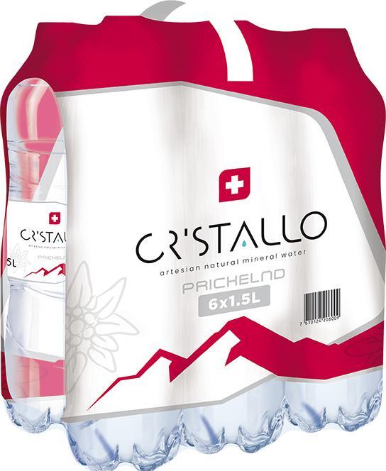 Cristallo Sparkling mineral water (6 x 150 cl)