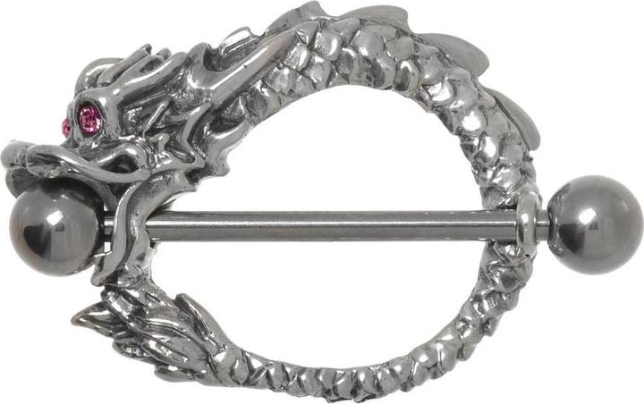 Produktbild Bijouteria Brustpiercing (Chirurgenstahl 316L, Kristall, Silber 925)