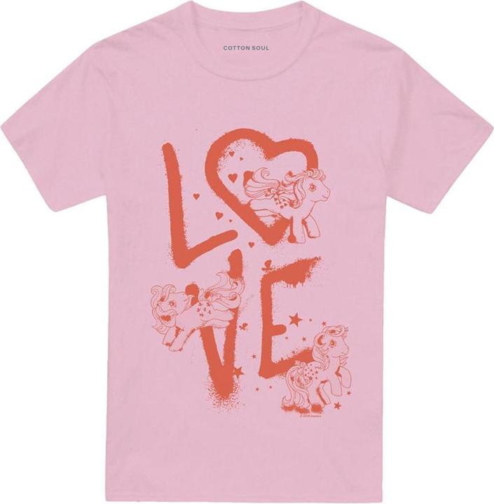 Actual product image My Little Pony Mens Love Graffiti T-Shirt (3XL)