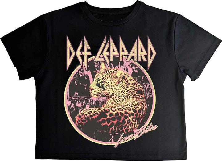 Def Leppard Love Bites Crop Top (Girlie)
