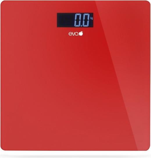 Produktbild Eva- Kochen und Haushalt Eva Personenwaage Glas rot 150kg100g (150 kg)
