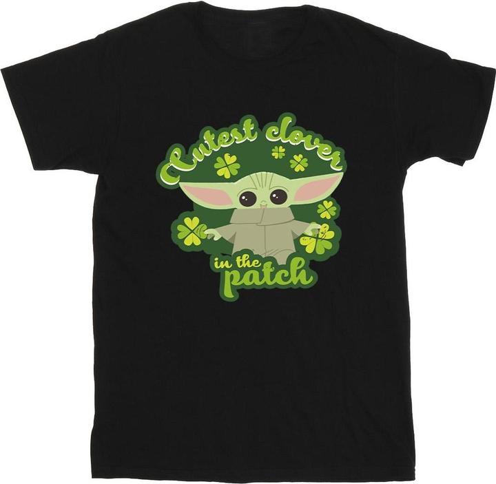 Star Wars The Mandalorian St Patrick's Day Cutest Clover TShirt
