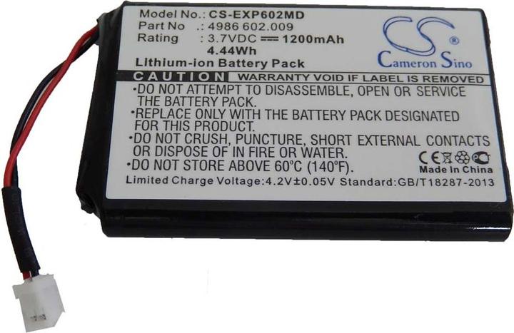 Actual product image XCell Medizintechnik-Akku als Ersatz für 4986 602.009 - 1200mAh, 3,7V, Li-Ion (1 pcs., 1200 mAh, Rechargeable battery)