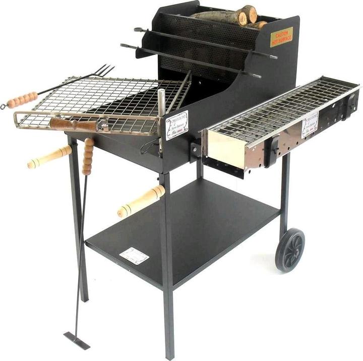 Cruccolini Ghiottone wooden barbecue with grill rack50 x 50 cm (50 cm)