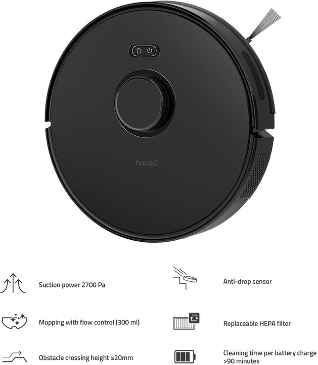 Produktbild Hombli Smart Robot Vacuum (Saugwischroboter)