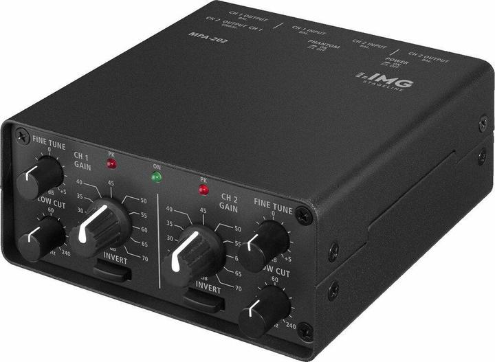 Actual product image Img Stage Line MPA-202 Microphone Preamplifier (Preamplifiers)