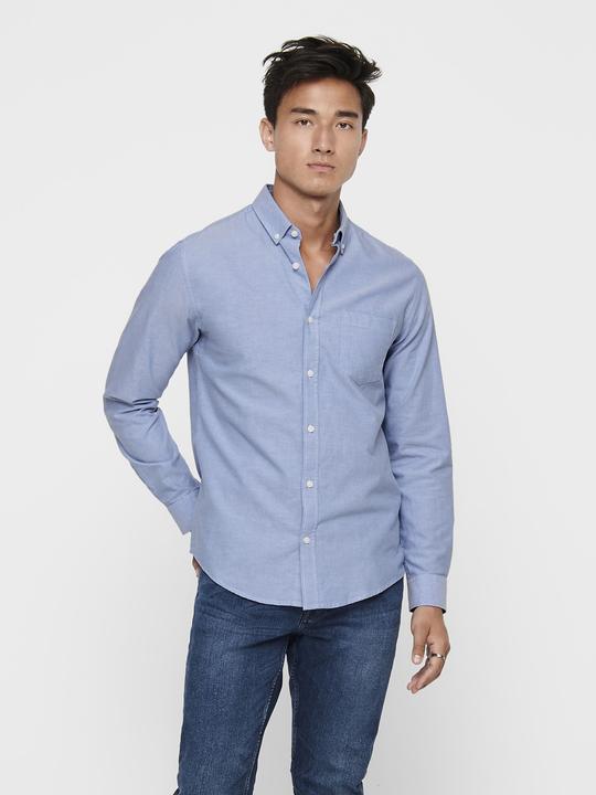 Image du produit Only & Sons Chemise à manches longues unie (XS)