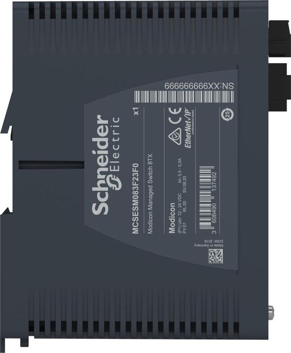 Produktbild Schneider Electric Schneider Modicon Managed MCSESM083F23F0Switch -8 Ports für Kupfer - Kupferdraht (8 Ports)