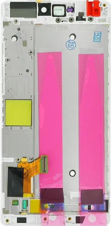 Actual product image OEM Display Unit + Frame for Huawei Ascend P8 white (Display, Huawei P8)