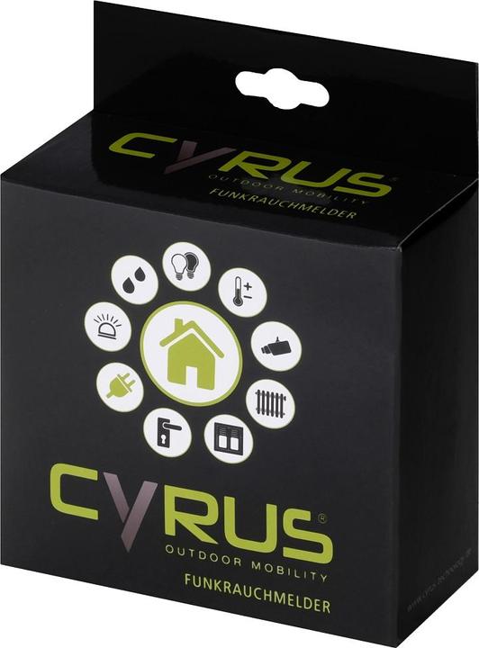 Produktbild Cyrus Funk-Rauchwarnmelder mit integriertem Hitzemelder