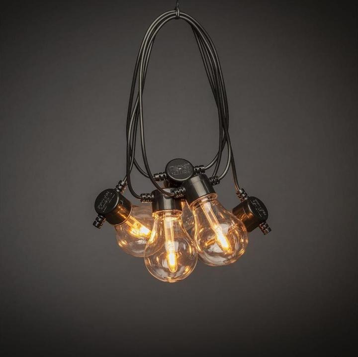 Image du produit Konstsmide 2341-800SP Chaîne solaire à LED pour le jardin de la bière (14.50 m)