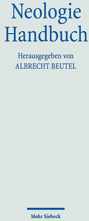 Produktbild Neologie Handbuch (Deutsch, Albrecht Beutel, 2024)
