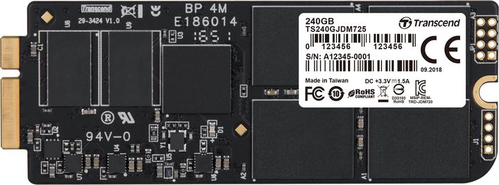 Actual product image Transcend JetDrive 725 (240 GB, M.2 2280)
