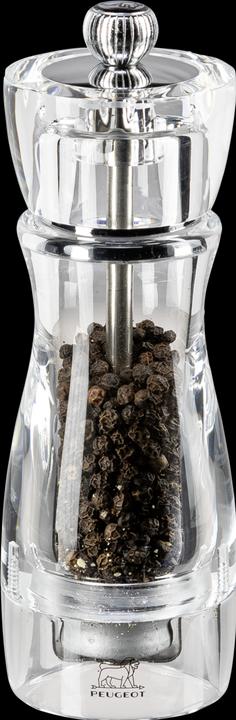 Actual product image Peugeot VITTEL Pepper mill acrylic clear 16 cm (Pepper)