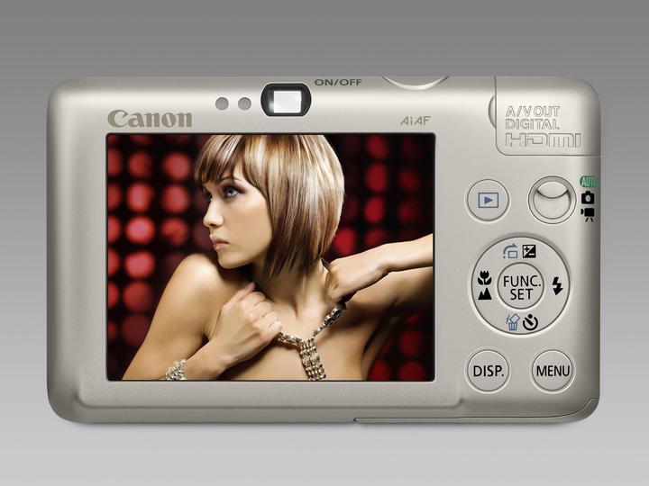 Produktbild Canon Digital IXUS 100 IS, 12Mio Pixel, HD-Movies, Silber (1/2,3'')
