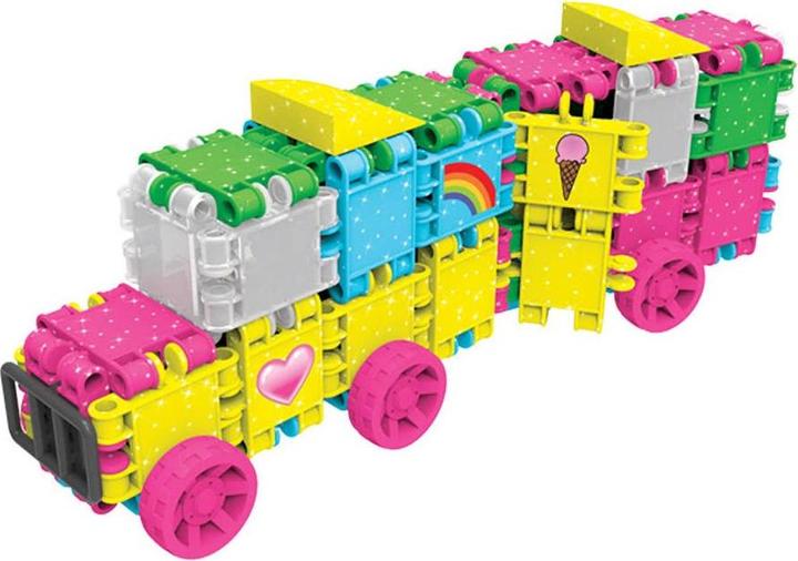 Actual product image Clics Building Blocks - Glitter Building Set 8in1