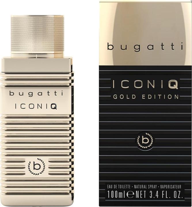 Bugatti Iconiq Gold Edition Herrenparfüm 100ml Eau De Toilette (Eau de Toilette, 100 ml)