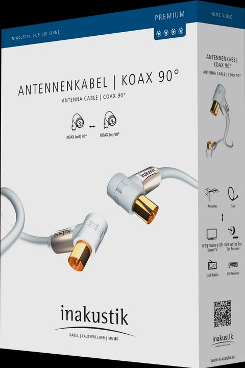 Actual product image Inakustik Premium 90 (100 dB, Antenna cable)
