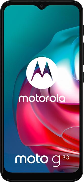 Produktbild Motorola Moto G30 (128 GB, Black, Dark Pearl, 6.50", Dual SIM, 64 Mpx, 4G)