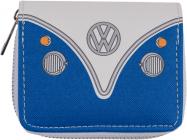 Ootb Geldbörse mit Reisverschluss, VW T1 Bus, Blau