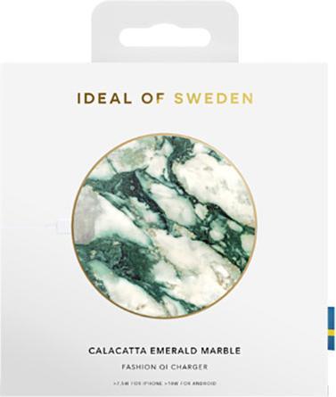 Produktbild iDeal Of Sweden iDeal Fashion QI Wireless Charger - Calacatta Emerald Marble (10 W)