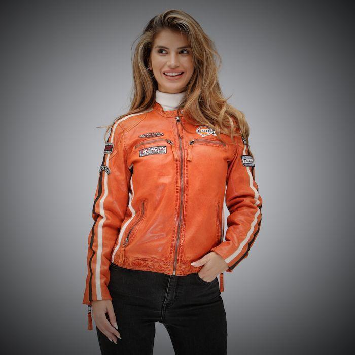 Produktbild Grandprix Originals GPO - Gulf Lady Racing Jacket, orange, Gr. 38 (38)
