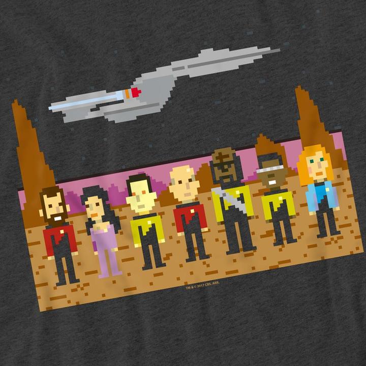 Actual product image Unisex Adult The Next Generation Trexel Crew T-Shirt (XL)