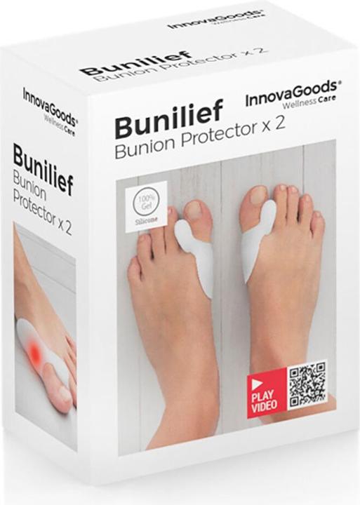 Actual product image InnovaGoods Silicone pads for corns Bunilief pack of 2 units (Decompression)