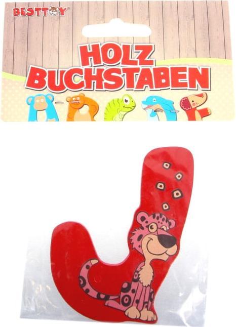Produktbild Besttoy Holzbuchstabe - J - rot