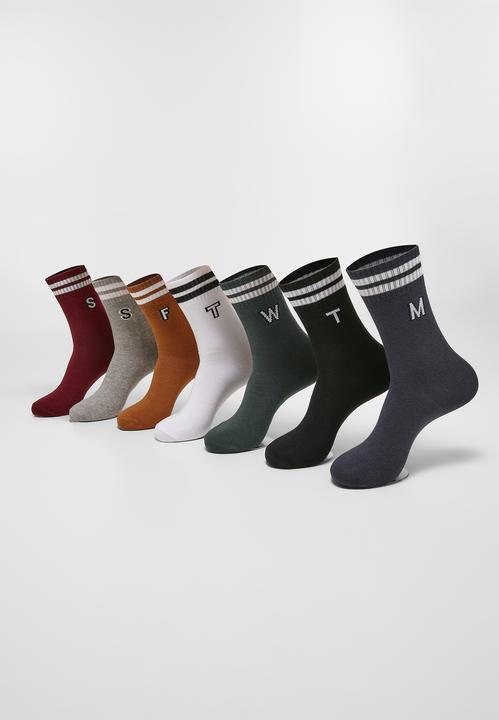 Produktbild Urban Classics College Letter Socks 7-Pack (43 - 46)