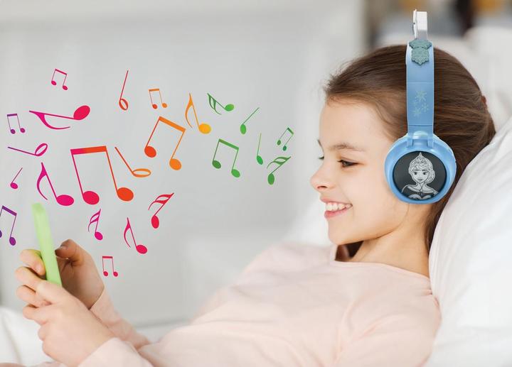 Actual product image Lexibook 2-in-1 Bluetooth/cable headphones Frozen Blue
