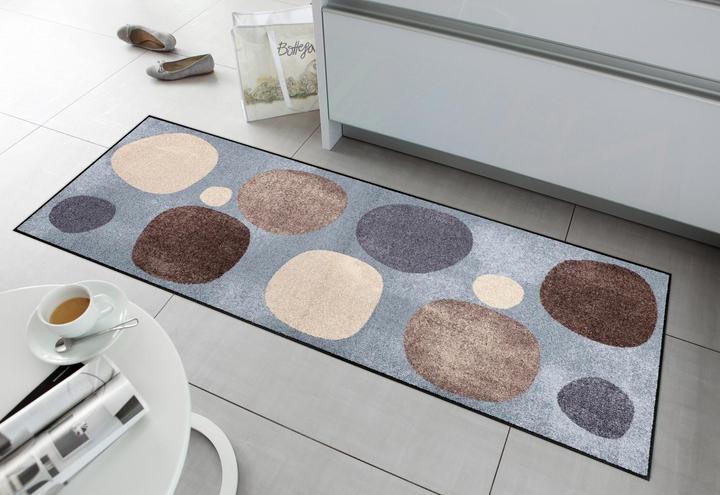 Actual product image Salonloewe Broken Dots Clean Run Mat and Bath Mat (60 x 180 cm)