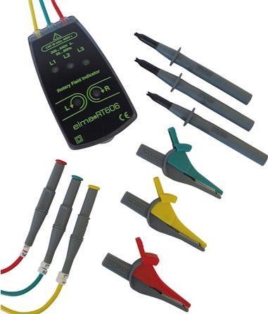 Image du produit Elma Instruments Testeur de phase/tournant Tension de fonctionnement : 100-440V ACfrekvenz : 50-60Hz