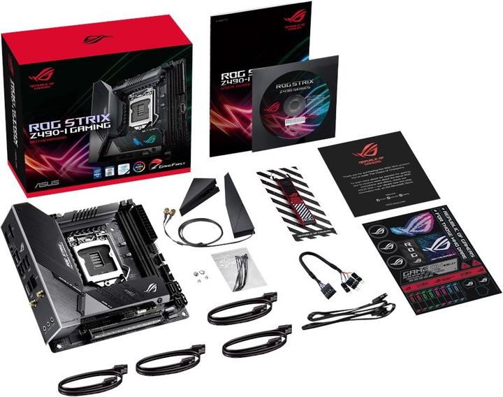 Immagine prodotto ASUS ROG Strix Z490-I Gaming (LGA 1200, Intel Z490, Mini-ITX)