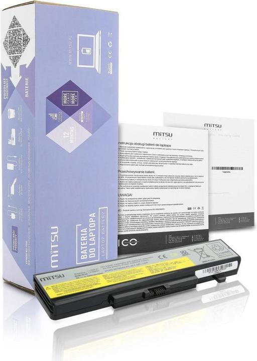 Actual product image Mitsu BATTERY BC/LE-Y480 (LENOVO 4400 MAH 49 WH) - Battery - Battery - Battery (6 Cells, 4400 mAh)